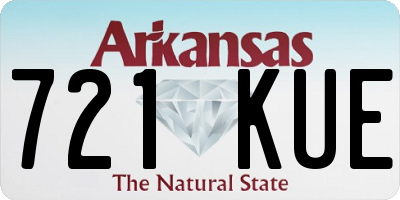 AR license plate 721KUE