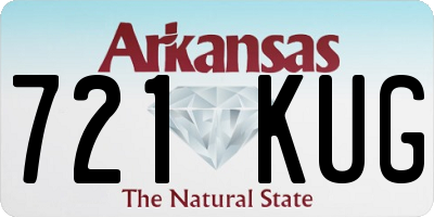 AR license plate 721KUG