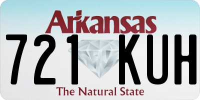AR license plate 721KUH