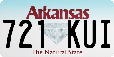 AR license plate 721KUI