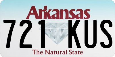 AR license plate 721KUS