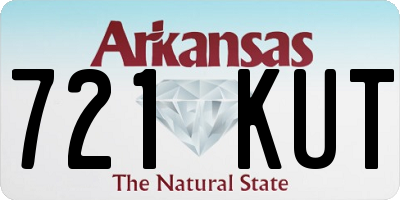 AR license plate 721KUT