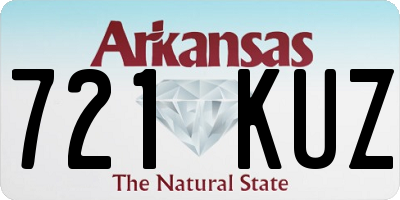 AR license plate 721KUZ