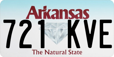 AR license plate 721KVE
