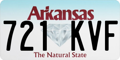 AR license plate 721KVF