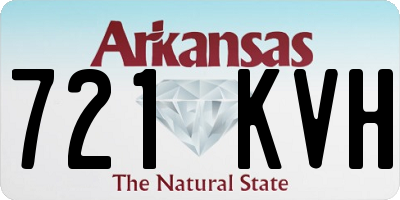 AR license plate 721KVH