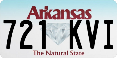 AR license plate 721KVI