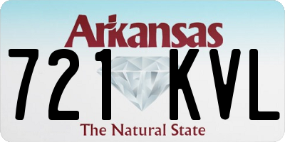 AR license plate 721KVL