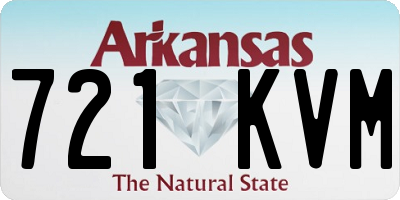 AR license plate 721KVM