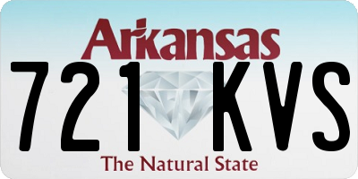 AR license plate 721KVS