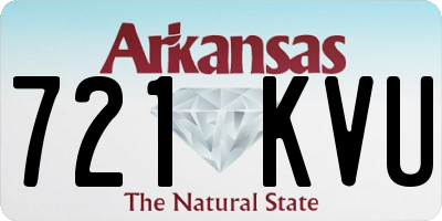 AR license plate 721KVU