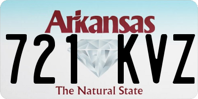 AR license plate 721KVZ