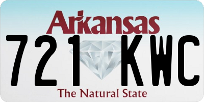 AR license plate 721KWC