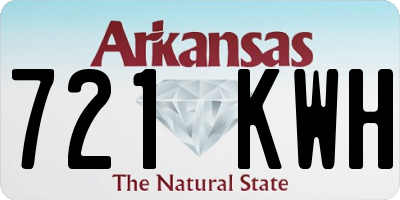 AR license plate 721KWH