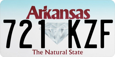 AR license plate 721KZF