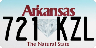 AR license plate 721KZL