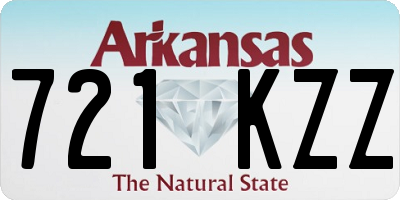 AR license plate 721KZZ
