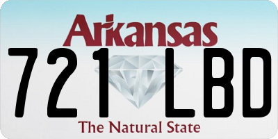 AR license plate 721LBD