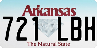 AR license plate 721LBH