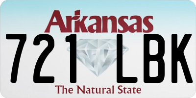 AR license plate 721LBK
