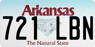 AR license plate 721LBN