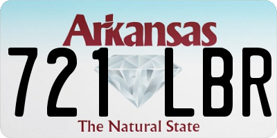 AR license plate 721LBR