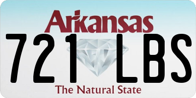 AR license plate 721LBS