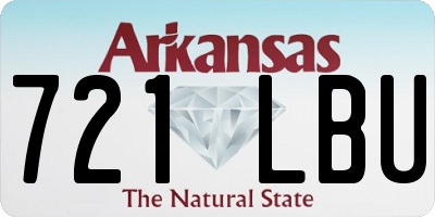 AR license plate 721LBU