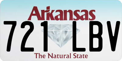 AR license plate 721LBV