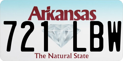 AR license plate 721LBW