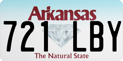 AR license plate 721LBY