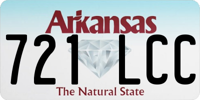 AR license plate 721LCC