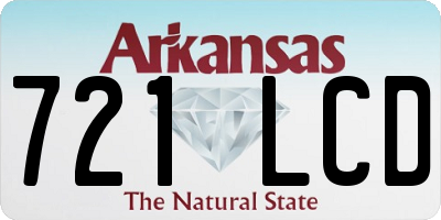 AR license plate 721LCD