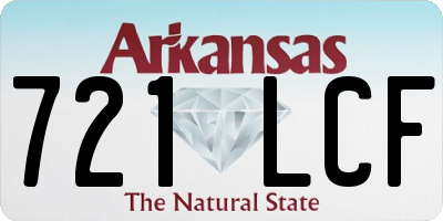 AR license plate 721LCF