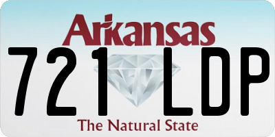 AR license plate 721LDP