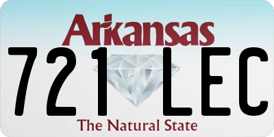 AR license plate 721LEC
