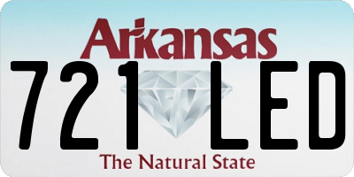 AR license plate 721LED