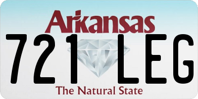 AR license plate 721LEG