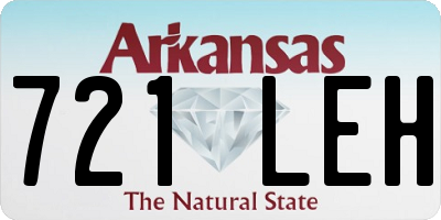 AR license plate 721LEH