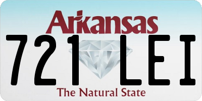 AR license plate 721LEI