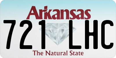 AR license plate 721LHC
