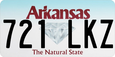 AR license plate 721LKZ