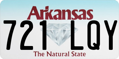 AR license plate 721LQY