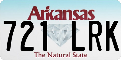 AR license plate 721LRK