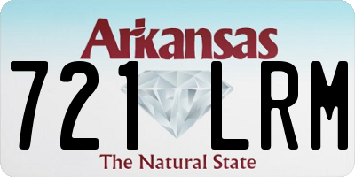 AR license plate 721LRM