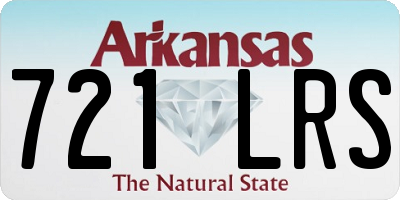 AR license plate 721LRS