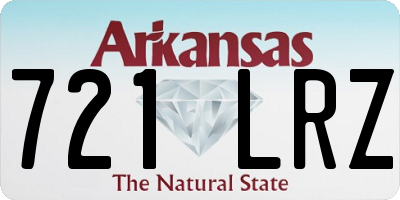 AR license plate 721LRZ
