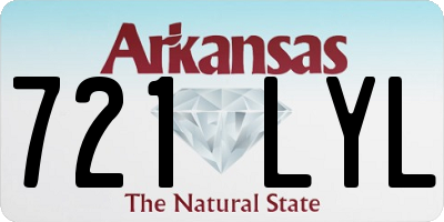 AR license plate 721LYL