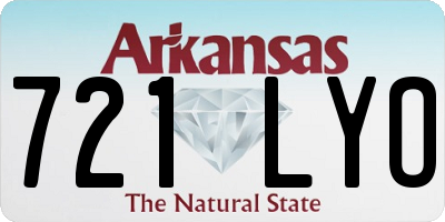 AR license plate 721LYO