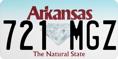 AR license plate 721MGZ